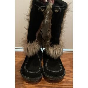 Sorel Sedna Thinsulate 13" Tall Shearling Lined Women’s Size 7 Boots Black